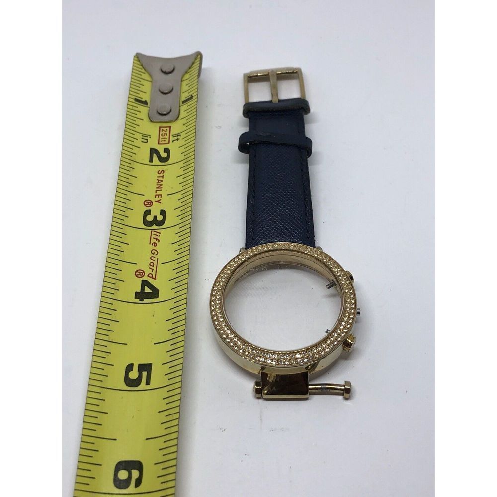 Michael Kors Watch Parts Stainless Steel Case Leather Band 18mm 40mm Bb525